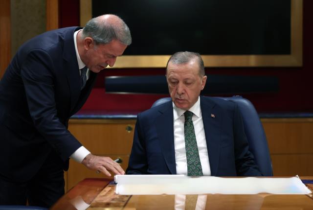 Son dakika: Görüntüler servis edildi! Cumhurbaşkanı Erdoğan harekat emrini böyle verdi