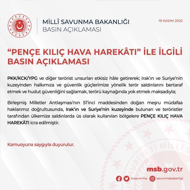 Son Dakika: İstiklal için hesap vakti! Terör hedefleri gece yarısı operasyonuyla yerle bir edildi