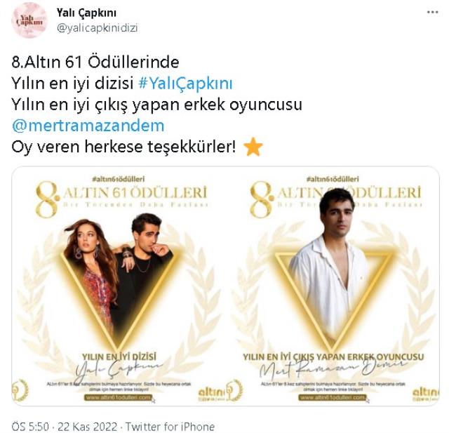 Yalı Çapkını ödül kazandı mı, ne ödülü aldı? Yalı Çapkını dizisi hangi dalda ödüller kazandı?