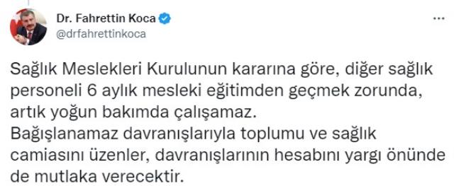 Son Dakika: Tokat'taki özel hastanede yoğun bakımdaki hastaya şiddet uygulayan sağlık çalışanlarının cezası kesildi