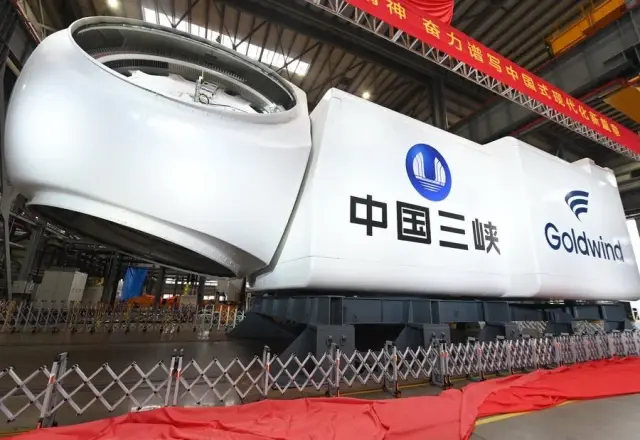 Çin'de Dünyanın En Büyük Kapasiteli Rüzgar Türbini Üretildi Çin'de Dünyanın En Büyük Kapasiteli Rüzgar Türbini Üretildi