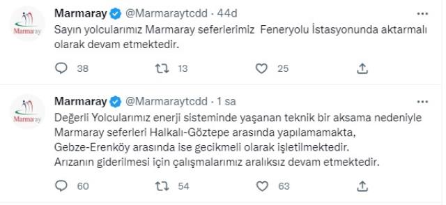 Marmaray'daki arıza yolcuları çileden çıkardı! İşe gitmek isteyen vatandaşlar istasyonlarda mahsur kaldı