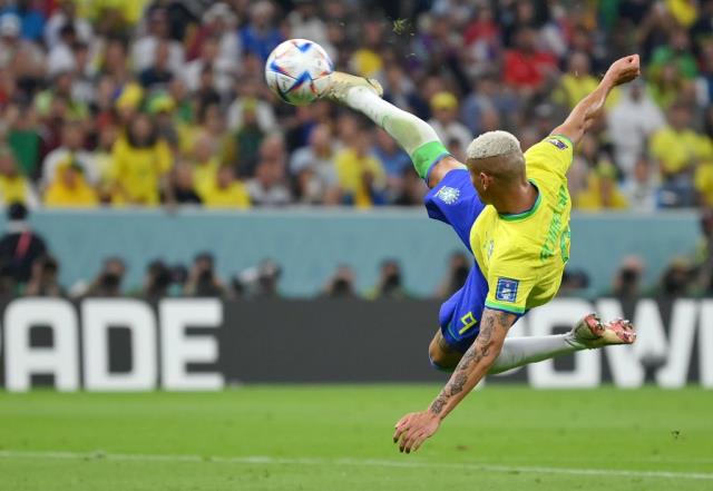 Yok artık Richarlison! Dünya Kupası'nda bundan daha güzel bir gol atılmadı