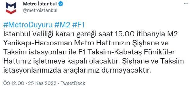Taksim metro ne zaman açılacak? Şişhane metro bugün açılacak mı? Taksim metro saat kaçta, ne zaman açılacak? Taksim metro ne zaman açılacak? Şişhane metro bugün açılacak mı? Taksim metro saat kaçta, ne zaman açılacak?