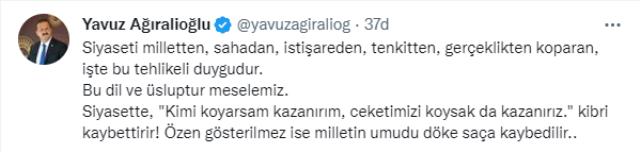 CHP'li ismin adaylık sözlerine İYİ Partili Ağıralioğlu'ndan sert yanıt: Ceketimizi koysak da kazanırız kibri kaybettirir