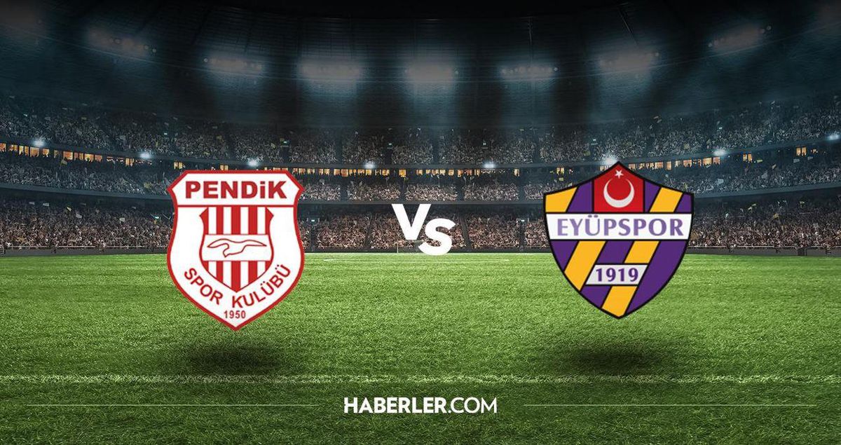 Pendikspor - Eyüpspor maçı canlı izle! Pendikspor - Eyüpspor maçı hangi kanalda? Pendikspor - Eyüpspor maçı canlı izleme linki!