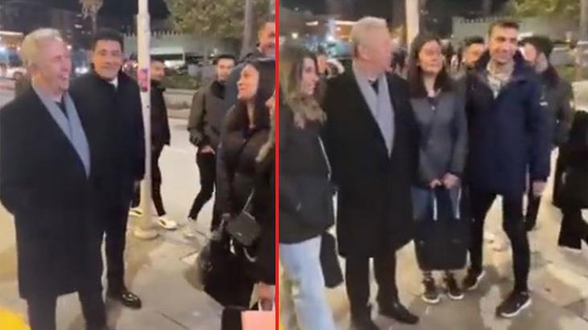 Utandıklarını görünce yanlarına gitti! Mansur Yavaş'ın sorduğu tek soru genç kızları havalara uçurdu
