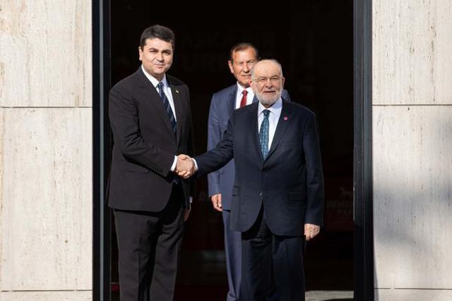 'Altılı Masa dokuzuncu kez Demokrat Parti ev sahipliğinde bir araya geldi