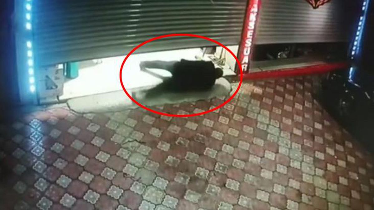 Çantasını iş yerinde unuttu, film sahnelerini akla getiren görüntü ortaya çıktı