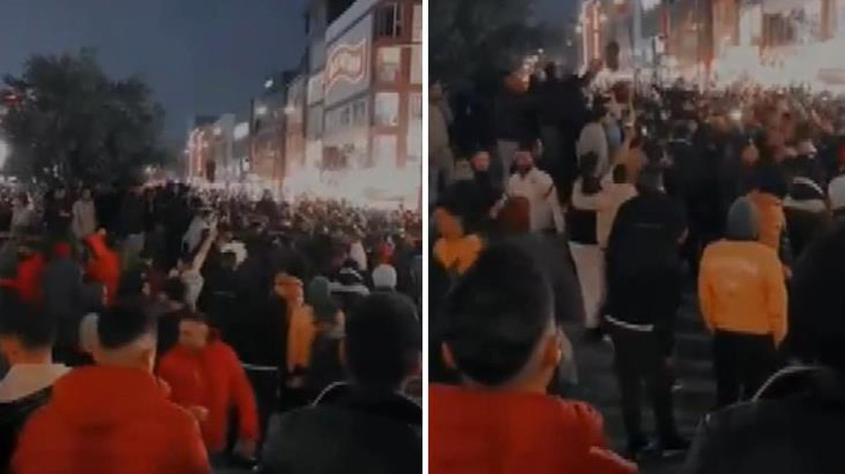 Görüntü Türkiye'den! Dünya Kupası'nda ülkelerinin aldığı galibiyeti meydanlara çıkıp böyle kutladılar