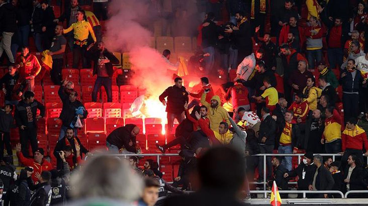 Utanç maçına damga vuran görüntü! Göztepe stadının son hali 'pes artık' dedirtti