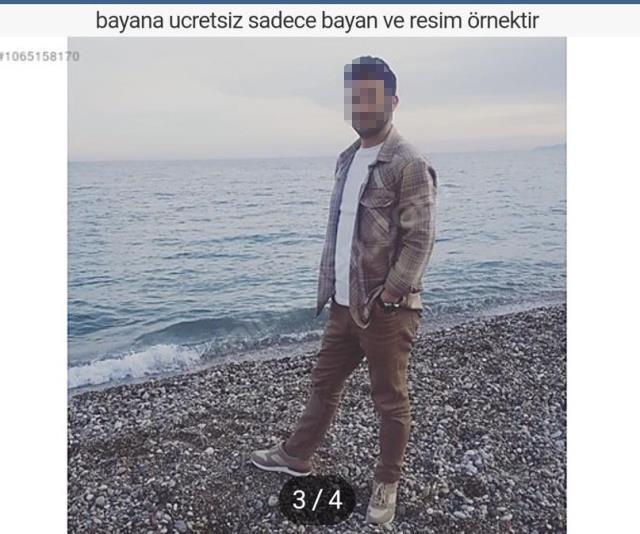 Ahlaksızlığın böylesi! 'Bayana ücretsiz' deyip yayınladığı ilana kendi fotoğraflarını koydu