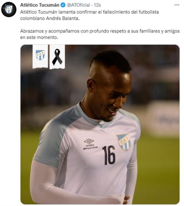 Andres Balanta kimdir? Andres Balanta kaç yaşında, nereli? Andres Balanta neden öldü? Andres Balanta hangi takımda oynuyor?