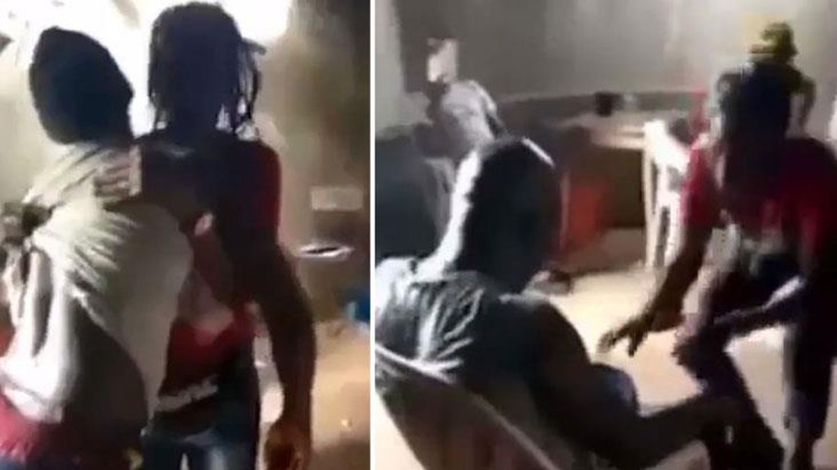 Genelevde 3 kadınla birden ilişkiye giren adam kendini kaybetti, son hali kameraya yansıdı