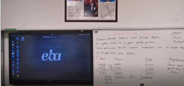 Teröristlerin katlettiği Ayşenur öğretmenin tahtaya yazdığı son not görüntülendi