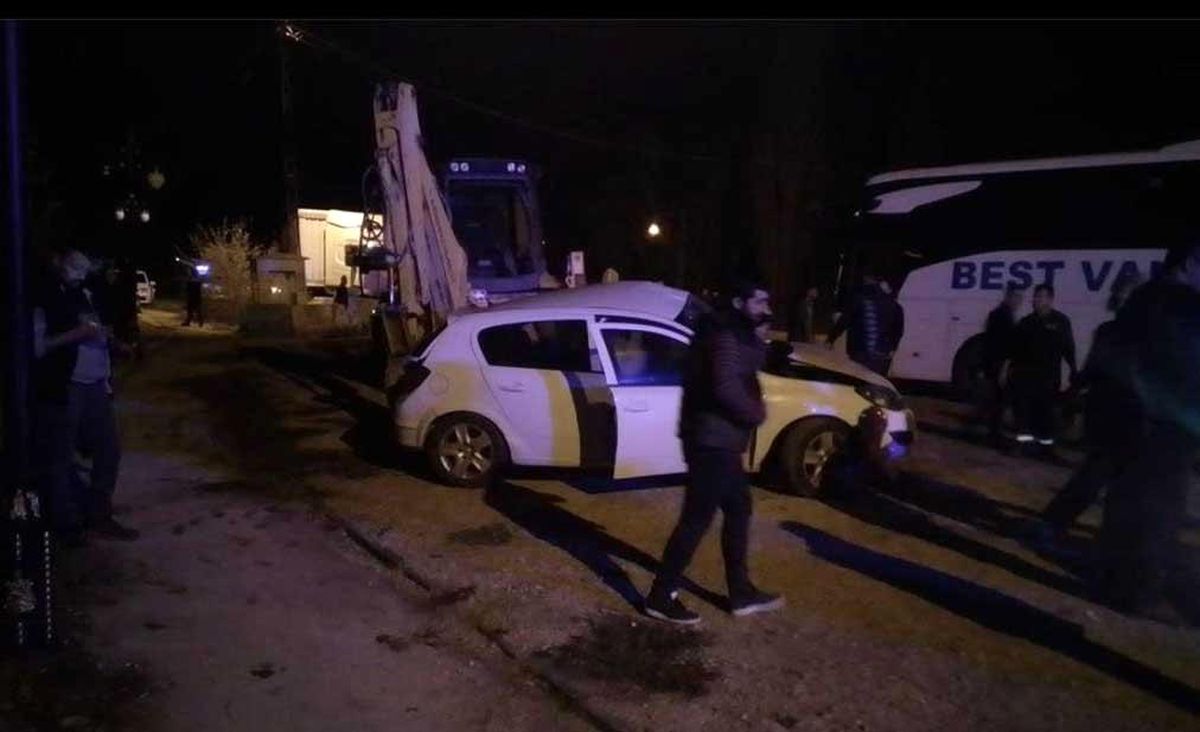 Malatya'da feci kaza kamerada: Komiser öldü, oğlu yaralandı