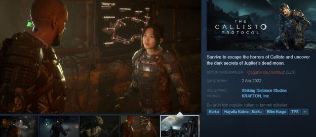 The Callisto Protocol incelemeleri açıklandı The Callisto Protocol incelemeleri açıklandı