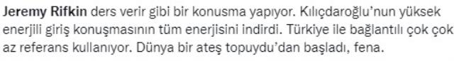 Kılıçdaroğlu'nun 'Başdanışmanım' dediği isim İngilizce konuştu, çeviri cihazı olmayanlar öylece kalakaldı