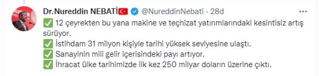 Nebati'den Kılıçdaroğlu'nun göndermesine zehirzemberek yanıt: İthal ekonomi komiserlerine bel bağlamayız