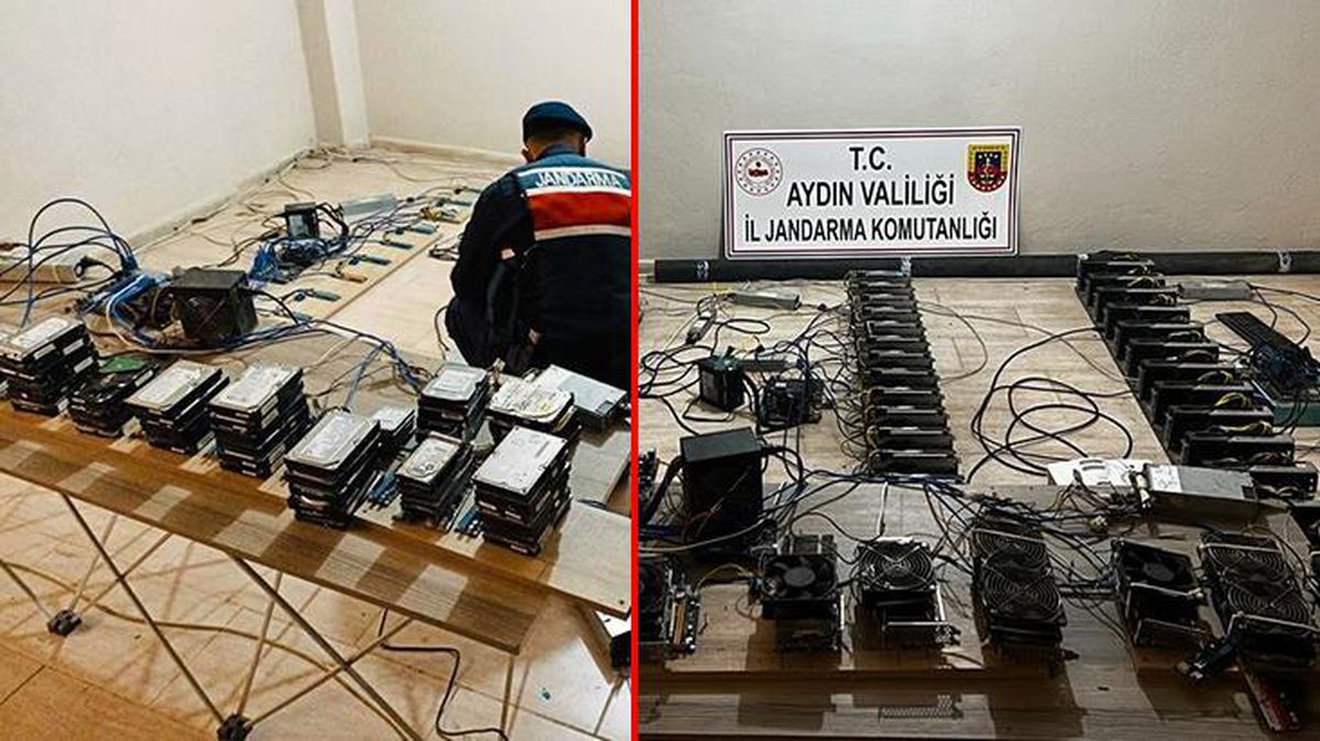 Gümrük kaçağı cihazlarla evinde 6 milyon liralık kripto para üreten şahıs yakalandı