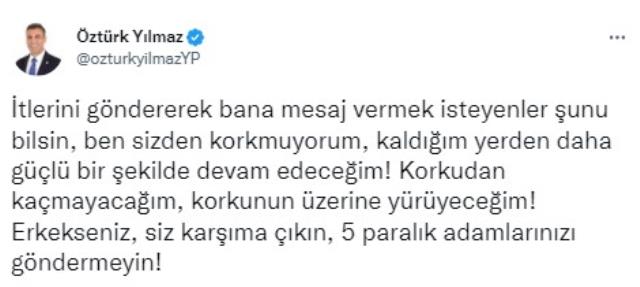 Bıçaklanan Öztürk Yılmaz hastaneden video paylaştı: Sizden korkan sizin gibi olsun