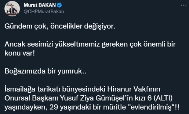 İsmailağa Cemaati'nde cinsel istismar iddiası! Siyasilerden ve ünlü isimlerden tepki yağıyor İsmailağa Cemaati'nde cinsel istismar iddiası! Siyasilerden ve ünlü isimlerden tepki yağıyor