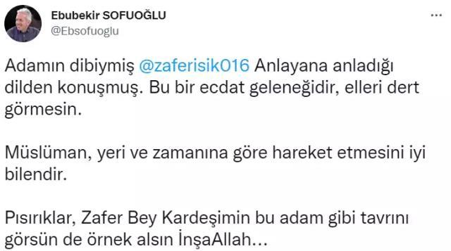 Prof. Dr. Ebubekir Sofuoğlu'ndan Meclis'teki yumruklu kavgayla ilgili skandal paylaşım: Ellerin dert görmesin Prof. Dr. Ebubekir Sofuoğlu'ndan Meclis'teki yumruklu kavgayla ilgili skandal paylaşım: Ellerin dert görmesin