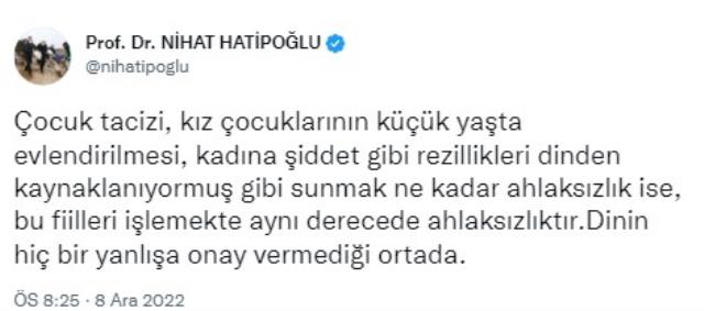 Nihat Hatipoğlu, 6 yaşındaki çocuğa istismar iddiasına sert çıkıp bir de uyarıda bulundu Nihat Hatipoğlu, 6 yaşındaki çocuğa istismar iddiasına sert çıkıp bir de uyarıda bulundu