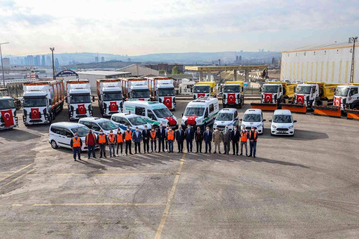 Yenimahalle Belediyesi araç filosunu 505'e yükseltti