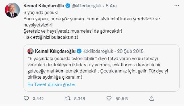 Kılıçdaroğlu'ndan '6 yaşındaki çocuğa cinsel istismar' tepkisi: Dünyayı başlarına yıkın, neyi bekliyorsunuz?
