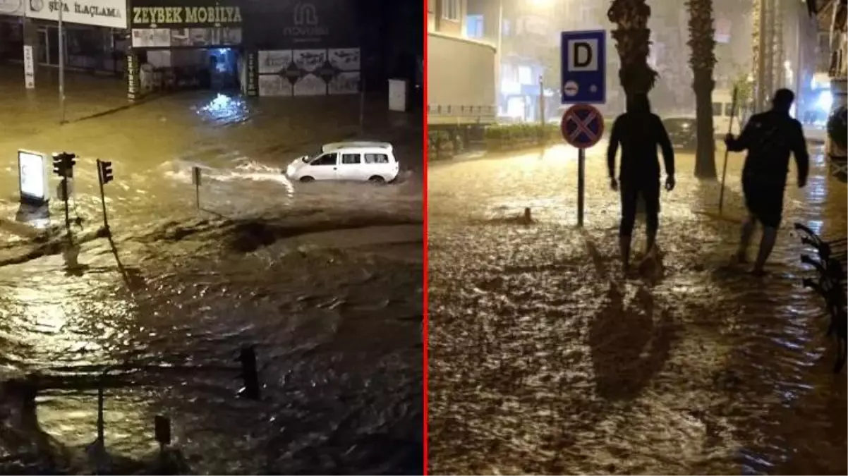 Antalya'nın Kumluca ve Finike ilçelerini sel vurdu! Köprüler yıkıldı, eğitime bir gün ara verildi