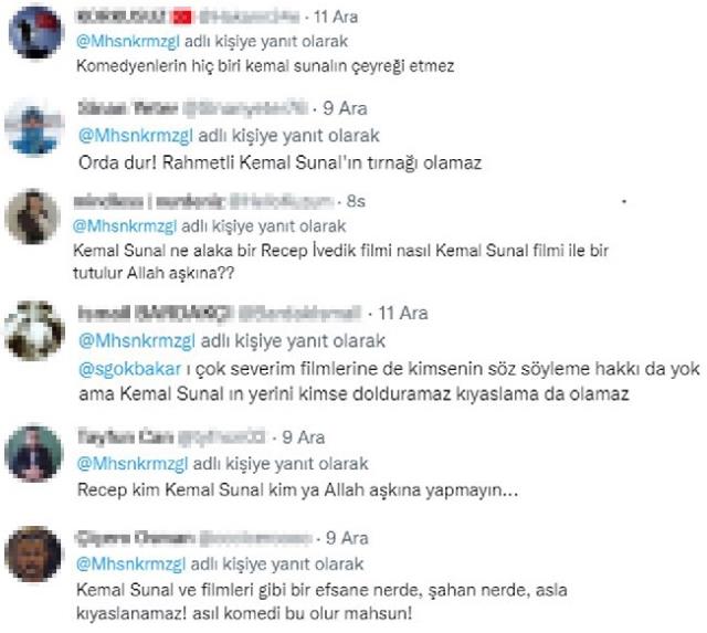 Mahsun Kırmızıgül, Recep İvedik'i Kemal Sunal filmlerine benzetti! Kıyaslamasına tepki üstüne tepki yağdı Mahsun Kırmızıgül, Recep İvedik'i Kemal Sunal filmlerine benzetti! Kıyaslamasına tepki üstüne tepki yağdı