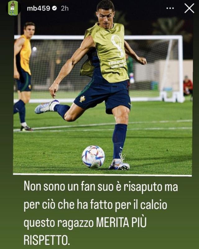 Mario Balotelli kendine has üslubuyla eleştirilerin odağındaki Ronaldo'ya sahip çıktı Mario Balotelli kendine has üslubuyla eleştirilerin odağındaki Ronaldo'ya sahip çıktı