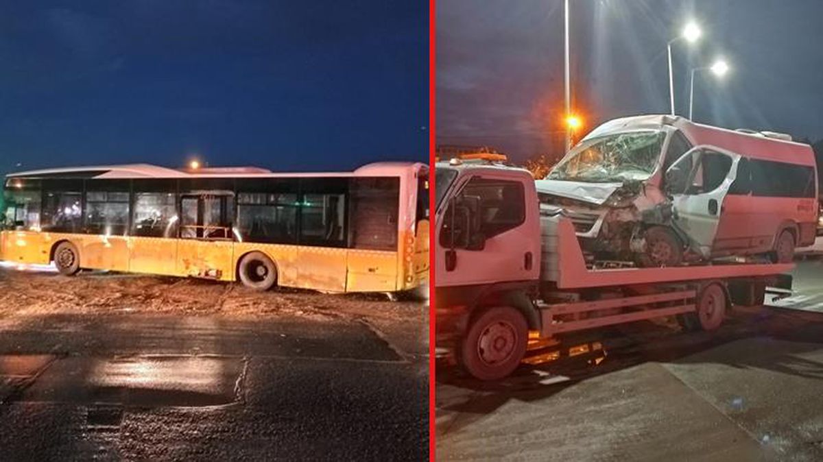 Ters şeritten yola giren İETT otobüsü trafiği birbirine kattı: 14 yaralı