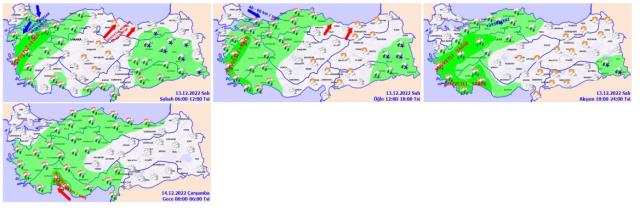 Bugün yağmur var mı? 13 Aralık yağmur devam edecek mi? Yağmur ne zaman duracak? Bugün yağmur var mı? 13 Aralık yağmur devam edecek mi? Yağmur ne zaman duracak?