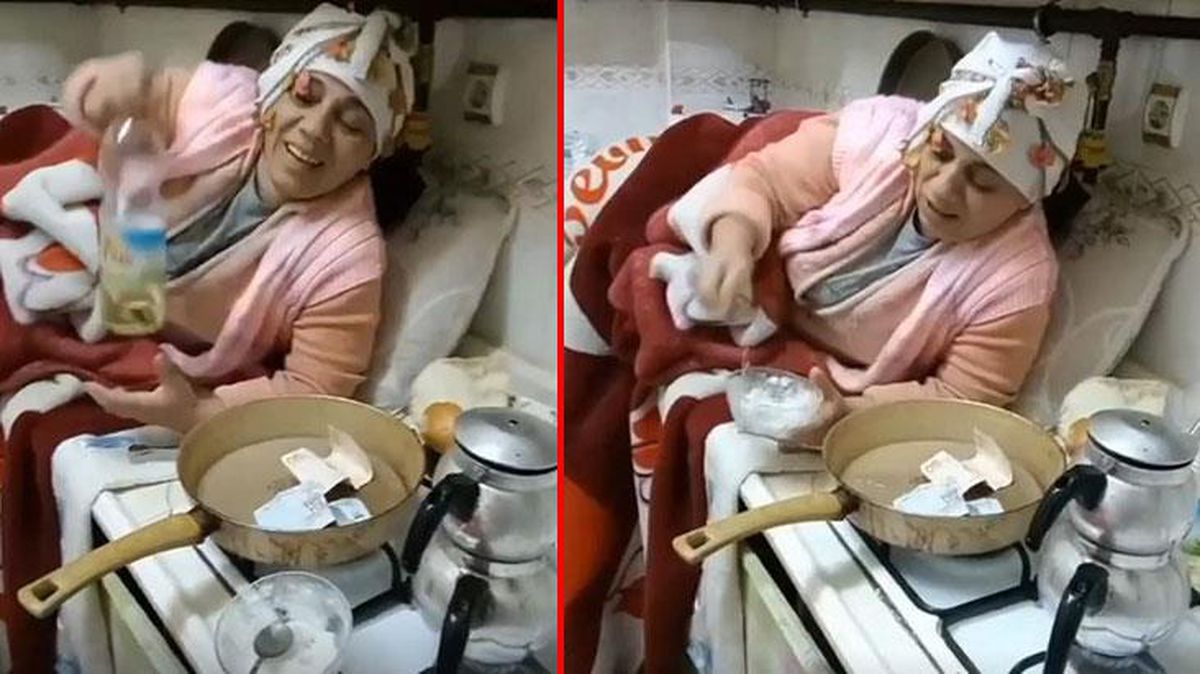 'Ey Türkiye para bizi yiyemez, biz parayı yeriz' diyen kadının videosu olay oldu