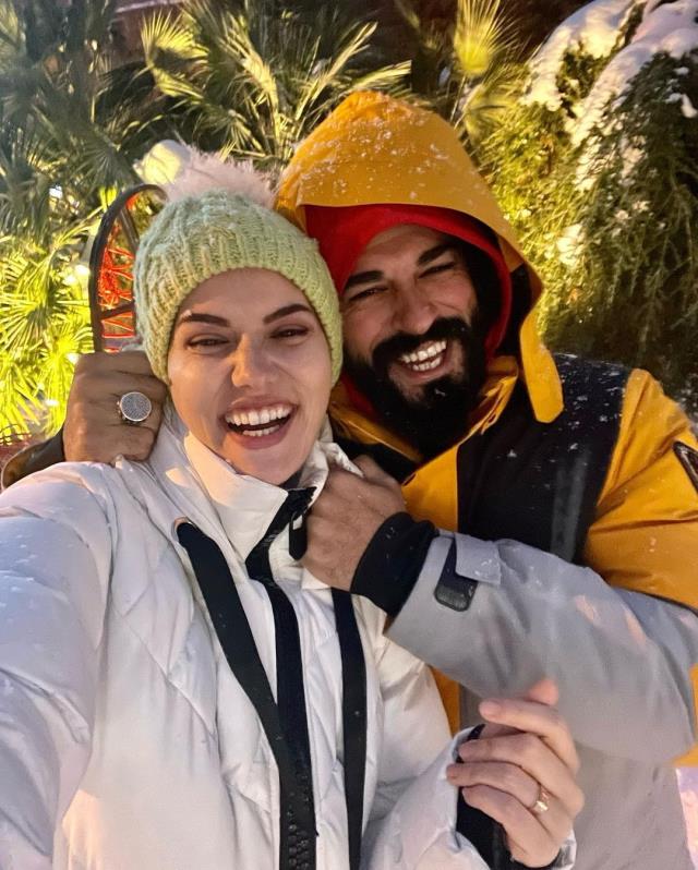 Burak Özçivit'ten ikinci bebeğine hamile olan Fahriye Evcen'e milyonluk hediye