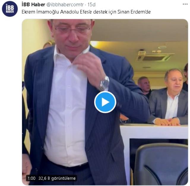 Ekrem İmamoğlu basketbol maçına mı gitti? (Canlı Yayın İzle) 14 Aralık Çarşamba 2022 Ekrem İmamoğlu hangi maça gitti, kiminle gitti?