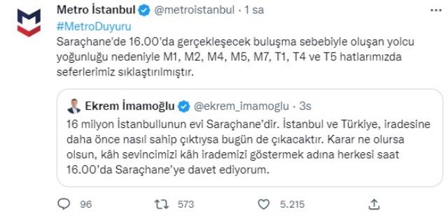 İmamoğlu'nun daveti sonrası İBB binasının önü mahşer yerine döndü