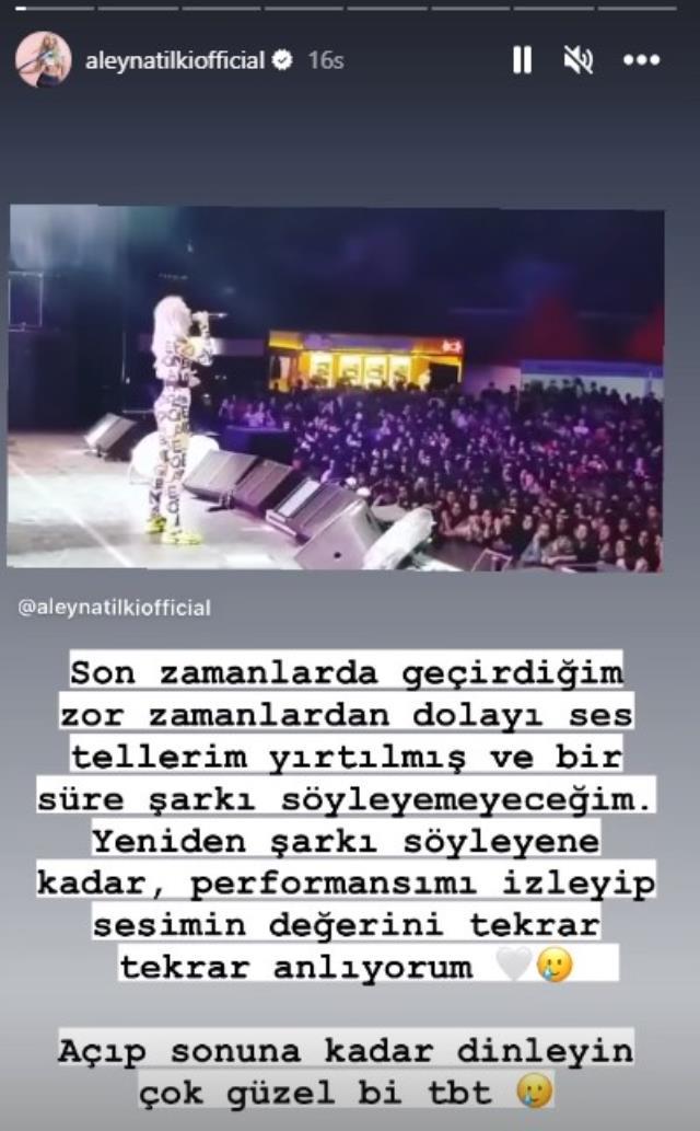 Aleyna Tilki artık şarkı söylemeyecek mi? Aleyna Tilki neden şarkı söylemeyecek? Aleyna Tilki hasta mı?