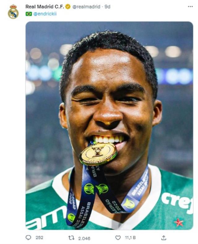 Daha reşit bile değil! İspanyol devi, 16 yaşındaki Endrick'i 72 milyon euroya transfer etti