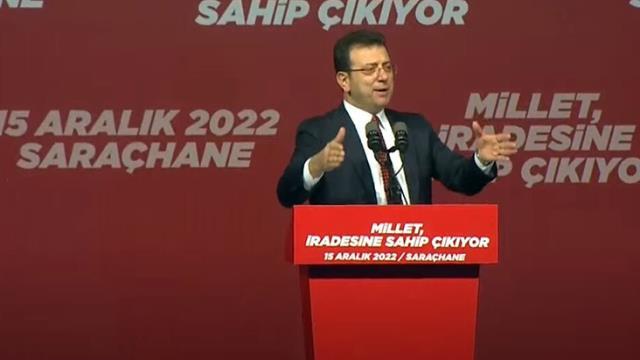 Saraçhane'de kaç kişi toplandı? Saraçhane mitingi kaç kişi katıldı? Ekrem İmamoğlu Saraçhane mitingine kaç kişi katıldı?