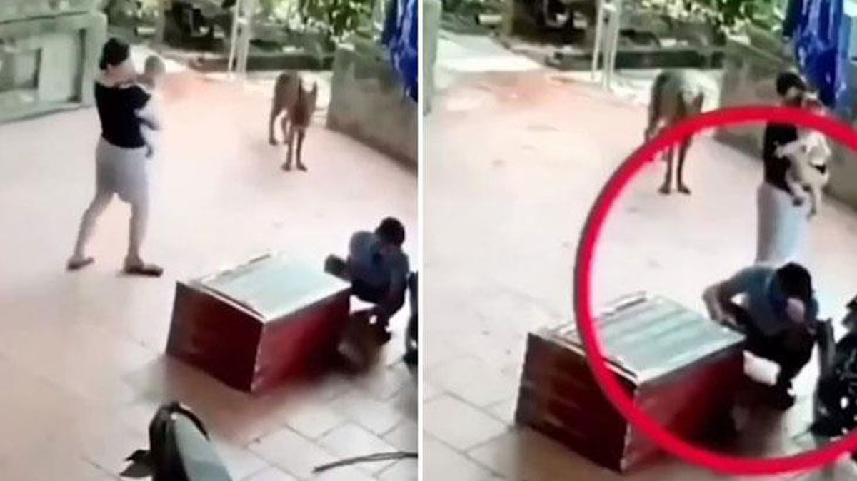 Odada bir anda çığlıklar yükseldi! Dev yılan, adamın yüzünü tek hamlede kaptı