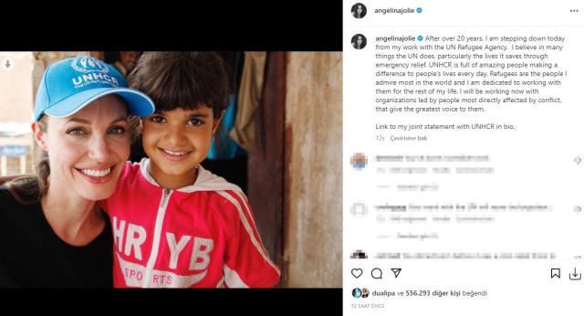 Angelina Jolie, BM İyi Niyet Elçiliği görevini bırakma kararı aldı Angelina Jolie, BM İyi Niyet Elçiliği görevini bırakma kararı aldı