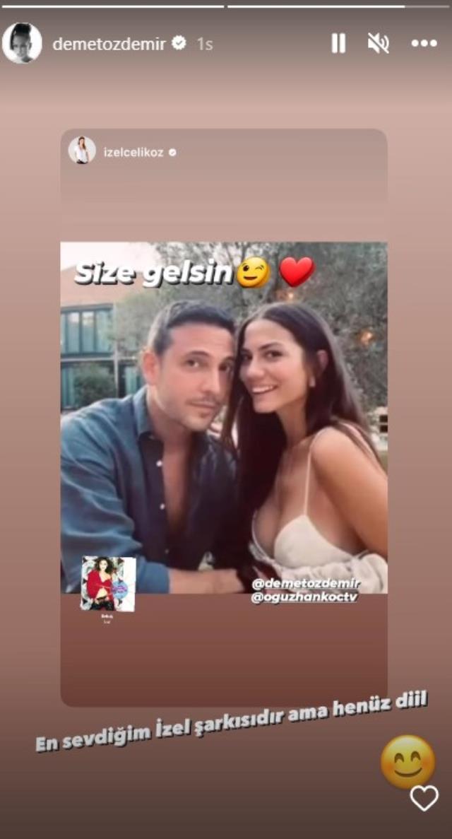 İzel, Demet Özdemir ve Oğuzhan Koç'un fotoğrafını 'Bebek' şarkısıyla paylaştı! Herkesin aklına tek bir soru takıldı