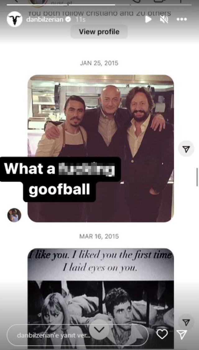 Fenomen Dan Bilzerian, Nusret Gökçe'nin 8 yıldır kendisine attığı fotoğrafları ifşa etti Fenomen Dan Bilzerian, Nusret Gökçe'nin 8 yıldır kendisine attığı fotoğrafları ifşa etti