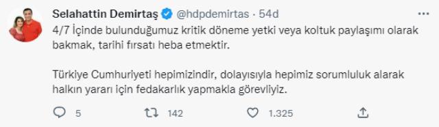 Seçimler yaklaşırken Selahattin Demirtaş'tan muhalefete çağrı: Artık kısır tartışmalara son verme zamanı