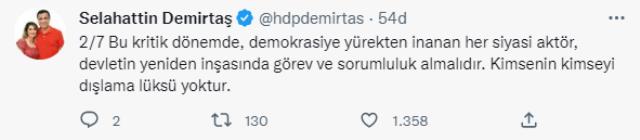 Seçimler yaklaşırken Selahattin Demirtaş'tan muhalefete çağrı: Artık kısır tartışmalara son verme zamanı