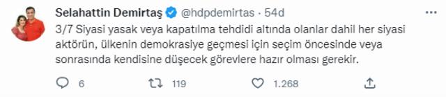 Seçimler yaklaşırken Selahattin Demirtaş'tan muhalefete çağrı: Artık kısır tartışmalara son verme zamanı