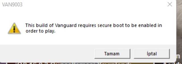 Valorant VAN 9003 hatası nasıl çözülür? VAN 9003 hatası nedir?